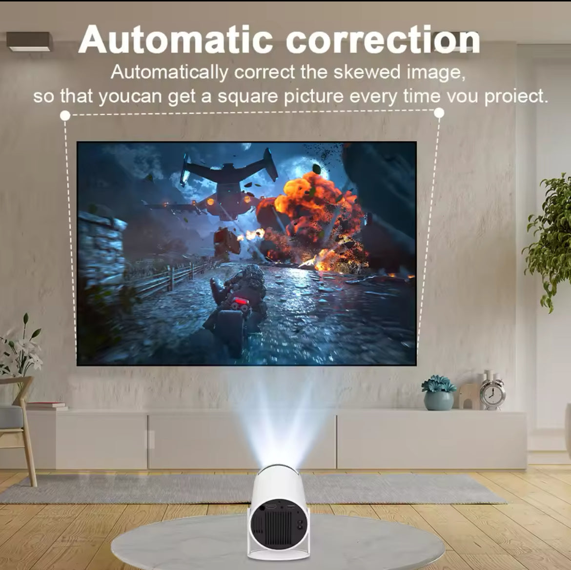 1080P Barrel Projecteur